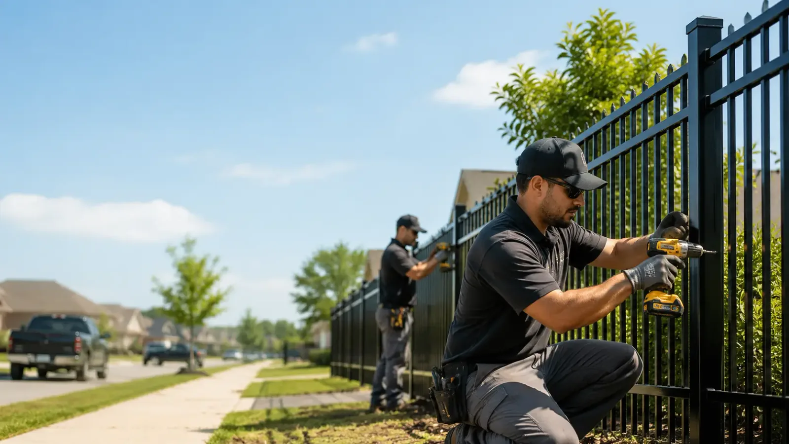 Metal Fence Installation in Greensboro, NC